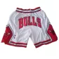 Men's Chicago Cubs White Basketball Shorts - thejerseys