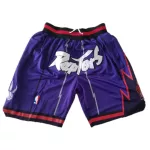 Men's Toronto Raptors Purple Mesh NBA Shorts - thejerseys
