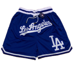 Men's Los Angeles Dodgers Blue Mesh MLB Shorts