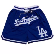 Men's Los Angeles Dodgers Blue Mesh MLB Shorts - thejerseys