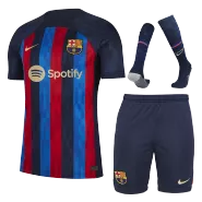 Kid's Barcelona Home Jerseys Full Kit 2022/23 - thejerseys