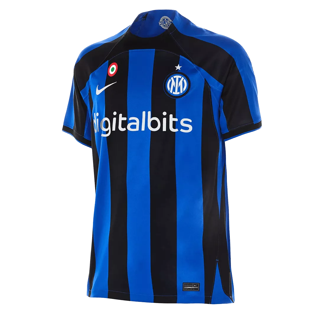 Men's Inter Milan Home Soccer Jersey 2022/23 - Fans Version - thejerseys