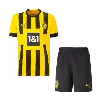Kid's Borussia Dortmund Home Jerseys Kit(Jersey+Shorts) 2022/23 - thejerseys