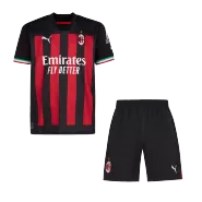 Kid's AC Milan Home Jerseys Kit(Jersey+Shorts) 2022/23 - thejerseys