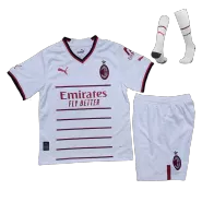 Kid's AC Milan Away Jerseys Full Kit 2022/23 - thejerseys