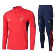 Ajax 1/4 Zip Red Tracksuit Kit(Top+Pants) 2022/23 for Adults - thejerseys