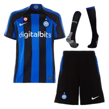 Kid's Inter Milan Home Jerseys Full Kit 2022/23 - thejerseys