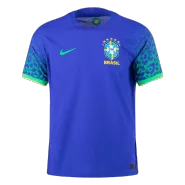 Brazil Away Soccer Jersey 2022 - Player Version - thejerseys