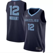 Men's Memphis Grizzlies Ja Morant #12 Black Hardwood Classics 2022/23 Swingman Jersey - Icon Edition - thejerseys