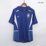 Brazil Away Retro Soccer Jersey 2002 - thejerseys