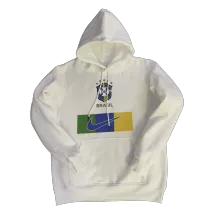 Brazil White Hoodie Sweater 2022/23 Adults - thejerseys