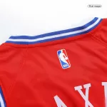 Men's Philadelphia 76ers Tyrese Maxey #0 Red Swingman Jersey - Icon Edition - thejerseys