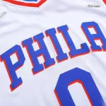 Men's Philadelphia 76ers Tyrese Maxey #0 White Swingman Jersey 2021/22 - Icon Edition - thejerseys