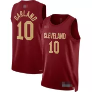 Men's Cleveland Cavaliers Darius Garland #10 Wine 2022/23 Swingman Jersey - Icon Edition - thejerseys
