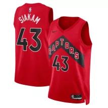 Men's Toronto Raptors Pascal Siakam #43 Red Swingman Jersey 2022 - Icon Edition - thejerseys