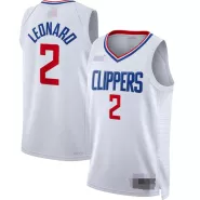 Men's LA Clippers Kawhi Leonard #2 Nike White 2022/23 Swingman Jersey - Association Edition - thejerseys