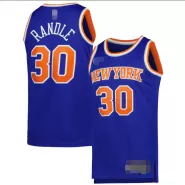 Men's New York Knicks Julius Randle #30 Blue 22/23 Swingman Jersey - Icon Edition - thejerseys