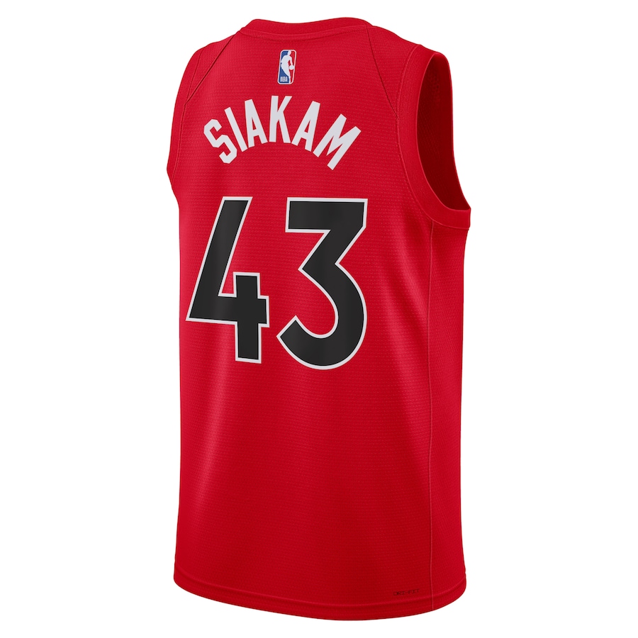 White Nike NBA Toronto Raptors Siakam #43 Swingman Jersey