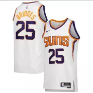 Men's Phoenix Suns Mikal Bridges #25 White 22/23 Swingman Jersey - Association Edition - thejerseys