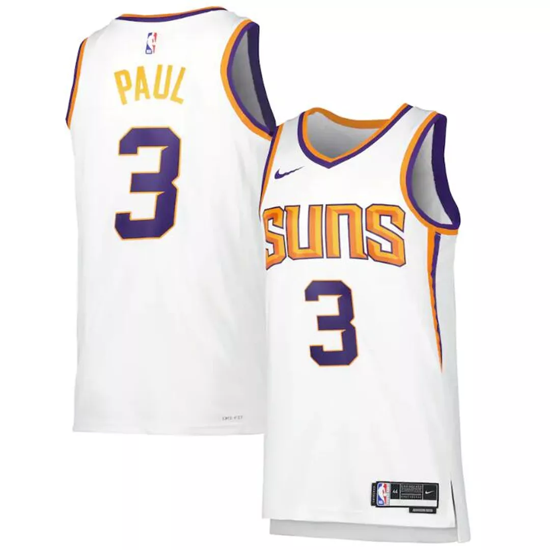 Men's Phoenix Suns Chris Paul #3 White Swingman Jersey 22/23 - Association Edition