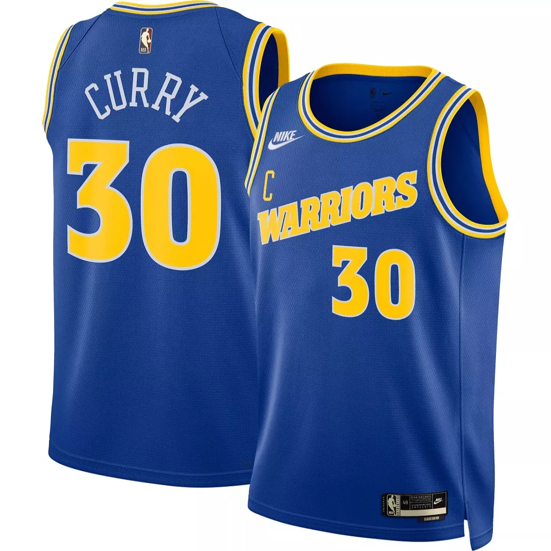 Men's Golden State Warriors Stephen Curry #30 Blue Swingman Jersey 2022/23 - Classic Edition