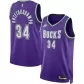 Men's Milwaukee Bucks Bucks Antetokounmpo #34 Black Swingman Jersey 2022/23 - Classic Edition - thejerseys
