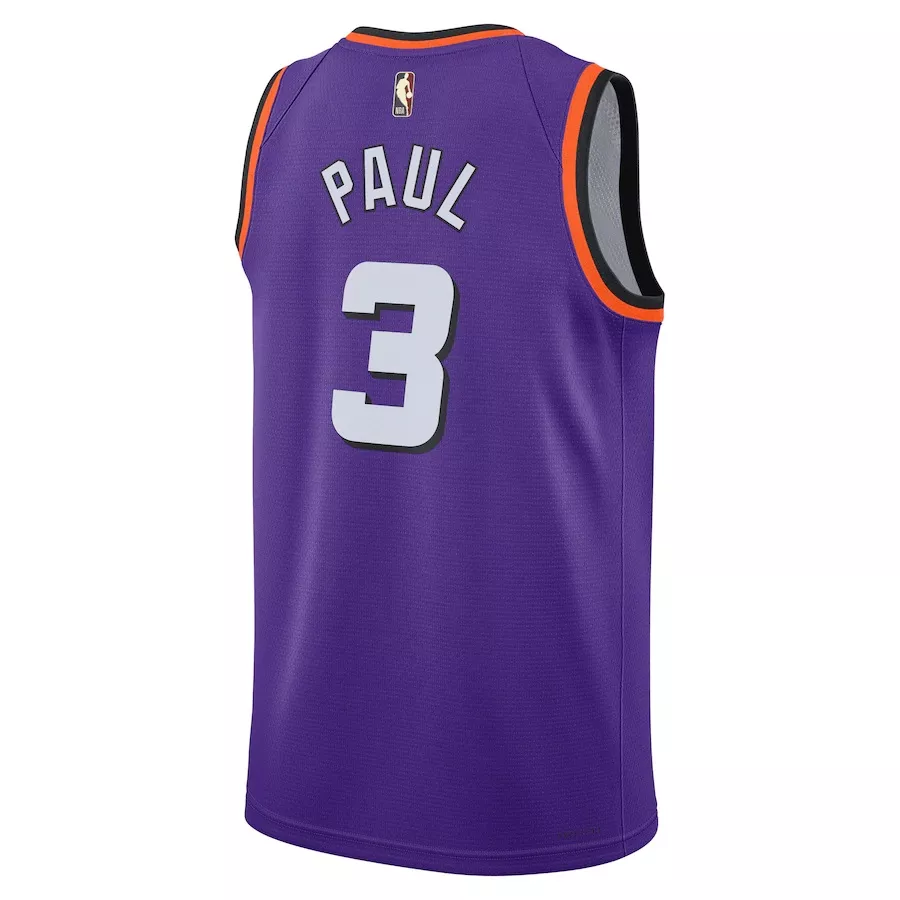 Men's Phoenix Suns Chris Paul #3 Purple Swingman Jersey 22/23 - Classic Edition - thejerseys