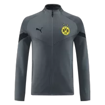 Borussia Dortmund Gray Track Jacket 2022/23 For Adults - thejerseys