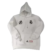 Real Madrid White Hoodie Sweater 2022/23 Adults - thejerseys