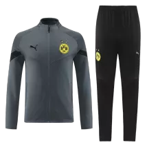 Borussia Dortmund Gray Jacket Training Kit 2022/23 For Adults - thejerseys