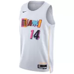Men's Miami Heat Tyler Herro #14 White Swingman Jersey 22/23 - City Edition - thejerseys