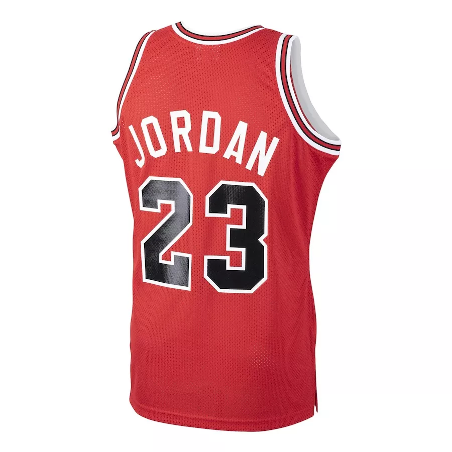 Men's Chicago Bulls Michael Jordan #23 Red Hardwood Classics Jersey 1984 - thejerseys