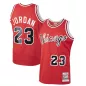 Men's Chicago Bulls Michael Jordan #23 Red Hardwood Classics Jersey 1984 - thejerseys