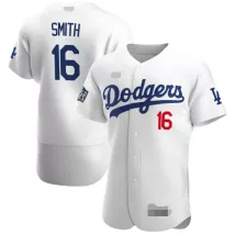 Men's Los Angeles Dodgers Will Smith  #16 White 2022 Replica MLB Jersey - thejerseys