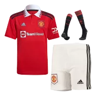 Kid's Manchester United Home Jerseys Full Kit 2022/23 - thejerseys
