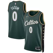 Men's Boston Celtics Jayson Tatum #0 Green 2022/23 Jersey - City Edition - thejerseys