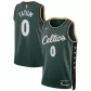 Men's Jayson Tatum #0 Green Swingman Jersey 22/23 - City Edition - thejerseys