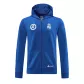 Real Madrid Blue Hoodie Jacket 2022/23 For Adults - thejerseys