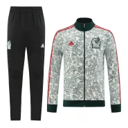 Mexico Cream&Black Jacket Training Kit 2022 For Adults - thejerseys