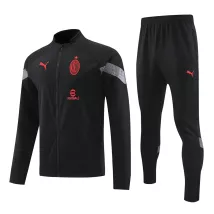 AC Milan Black Jacket Training Kit 2022 For Adults - thejerseys