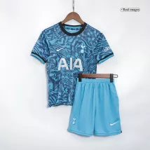 Kid's Tottenham Hotspur Third Away Jerseys Kit(Jersey+Shorts) 2022/23 - thejerseys