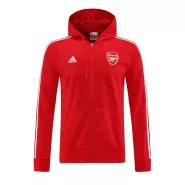 Arsenal Red Hoodie Jacket 2022/23 For Adults - thejerseys