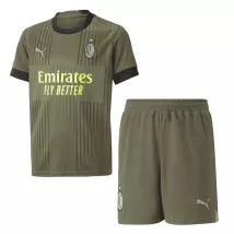 Kid's AC Milan Third Away Jerseys Kit(Jersey+Shorts) 2022/23 - thejerseys