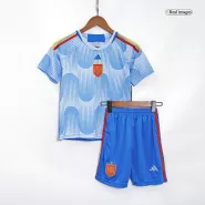 Kid's Spain Away Jerseys Kit(Jersey+Shorts) 2022/23 - thejerseys