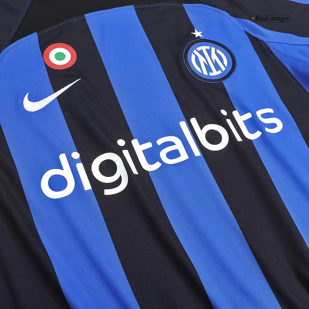 Men's Inter Milan Home Soccer Jersey 2022/23 - Fans Version - thejerseys