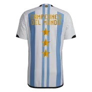 Argentina Three Stars Home Soccer Jersey 2022 Champion Edition - Player Version - thejerseys