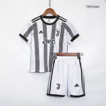 Kid's Juventus Home Jerseys Kit(Jersey+Shorts) 2022/23 - thejerseys