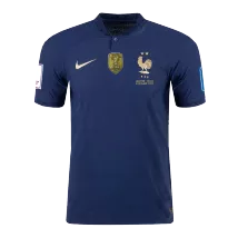 France Home Soccer Jersey World Cup 2022 Final Edition - Player Version - thejerseys