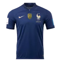 Men's France Home Soccer Jersey World Cup 2022 Final Edition - Fans Version - thejerseys