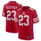 Men San Francisco 49ers McCaffrey #23 Nike Scarlet Game Jersey - thejerseys